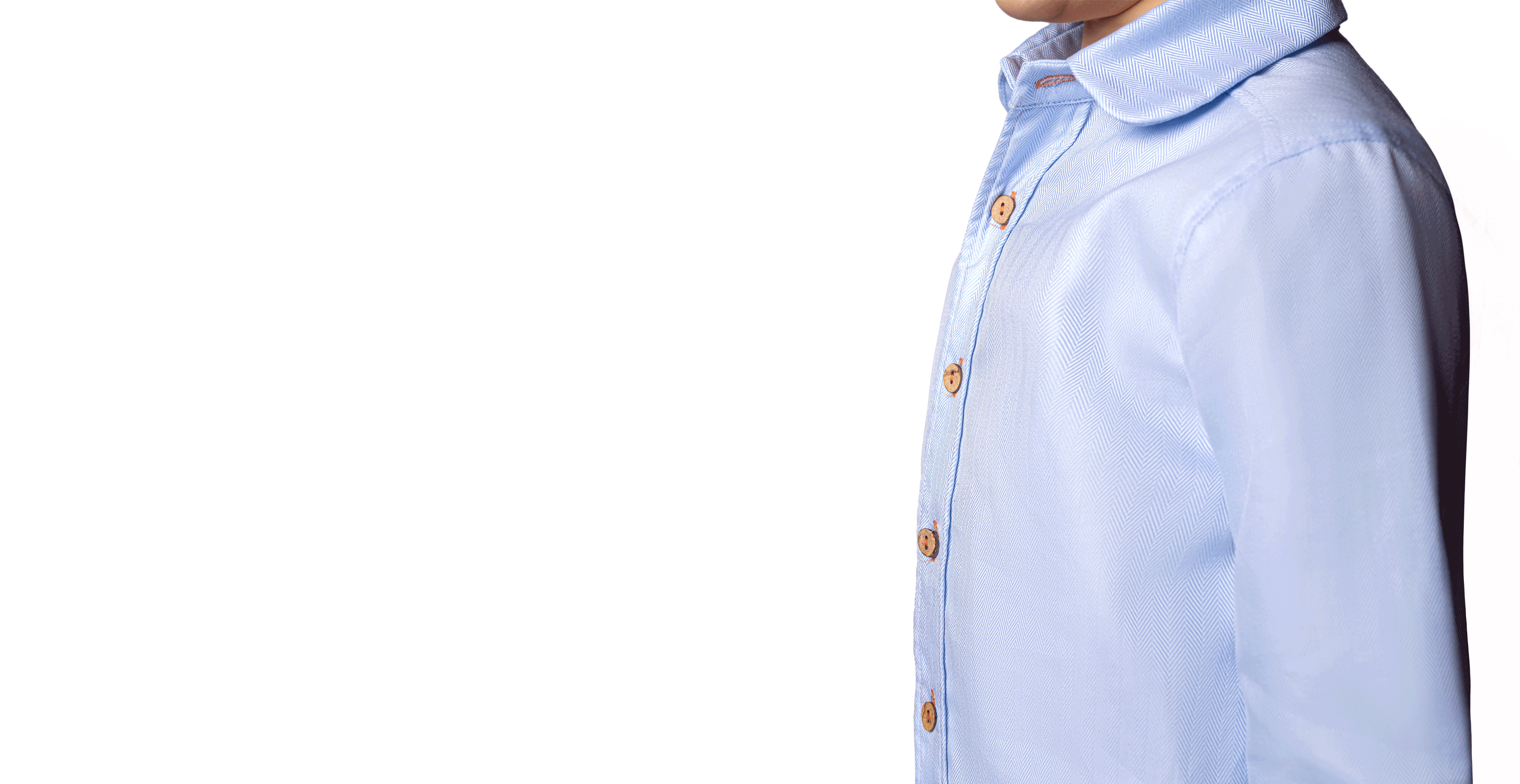 kidish anti spill and liquid repellent buttoned down dress shirt product photo 